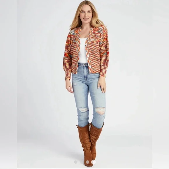 Lush Stunning Knit Cardigan Like New - Picture 4 of 4